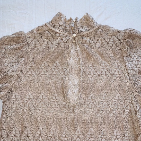 FREE PEOPLE Simone Lace Mini Longsleeve Dress - Picture 6 of 10